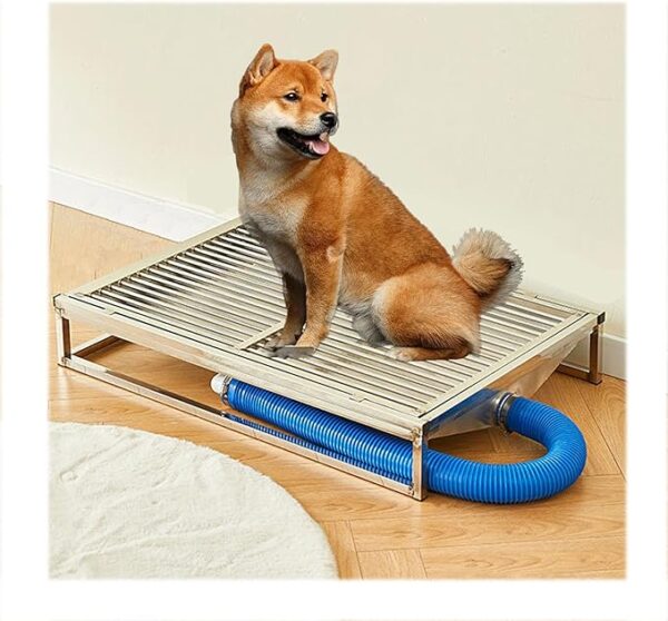 Stainless Steel Dog Potty Training Tray – Indoor/Outdoor Litter Box with Pee Pad Holder dog toilet in apartment
