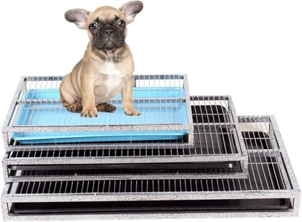 Large Capacity Dog Toilet Tray: Drip-Proof Puppy Training Pad, Easy to Clean Plastic Tray, Floor Protection big dog toilet