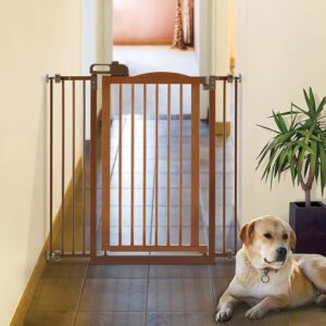 Tall One-Touch Pet Gate II, 38.4" High Dog Gate for Pets dog gates indoor extra tall