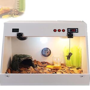 Lizard Habitat and Reptile Terrarium: Breeding Box, Insect Feeding Box, and Front-Opening Reptile Tank fancy bearded dragon habitat