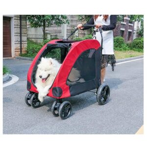 Heavy-Duty Large Dog Stroller for Pets – Travel Carriage Buggy with Oversized Design for Dogs, Cats, and More stroller for large senior dog