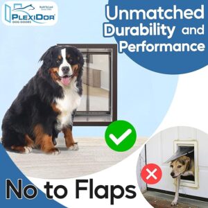 Energy-Efficient Bronze Wall-Mount Pet Doors for Cats and Dogs - Secure and Stylish dog door for brick wall