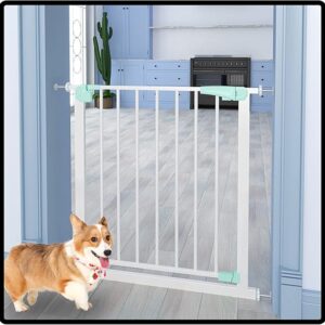 Auto-Close Pet Gate (76-223cm) – Easy Walk-Through Design for Balconies and Living Rooms tall safety gate for dogs