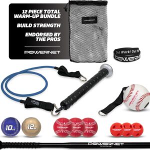 PowerNet Baseball Warm-Up Bundle for Training