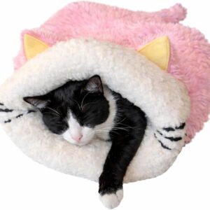 Dollie & Freddie Cat Sack Bed – Cozy 2-in-1 Cat Bed