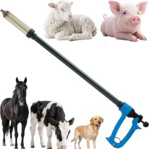 50mL Livestock Syringe Gun w/ Luer Lock | Cattle Vaccine Injector