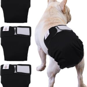 CuteBone Reusable Dog Diapers for Female Dogs 3-Pack