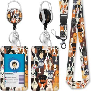 Cute Puppy Dog ID Lanyards & Badge Reels - Heavy Duty