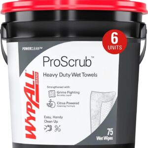 Kimberly-Clark WYPALL Waterless Hand Wipes, 6 Buckets
