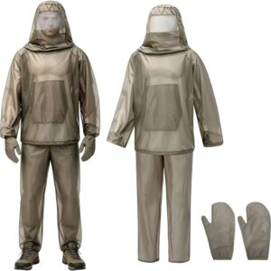 BeGyoku Mosquito Net Suit with Hood & Gloves