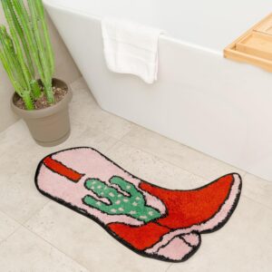 BIEN BEAU Cowboy Boot Bath Mat - Western Vibes Rug