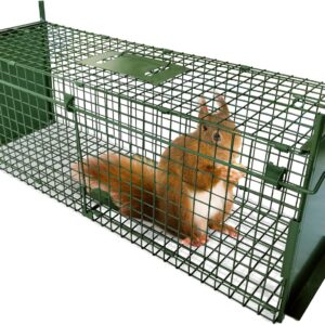 ARIFARO Humane Animal Cage Trap 31"L x 10"W x 11"H