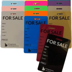 All Things Bunnies Cage Cards - Fluorescent Pink