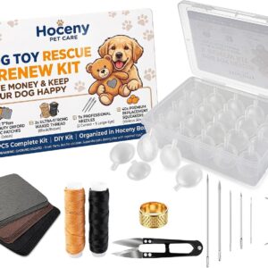 67PC Dog Toy Repair Kit - Hoceny Squeaker Fix Set
