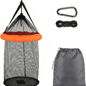 CAJOAUIS Foldable Floating Fish Basket