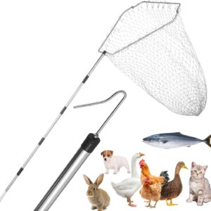 Adjustable Chicken Catcher Net 29-74" with Hook