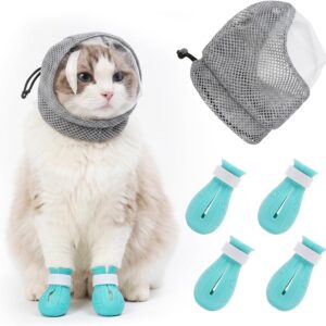 Adjustable Cat Muzzle for Grooming & Bite Prevention