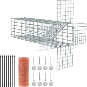 Humane One-Way Squirrel Door Excluder - Reusable Trap