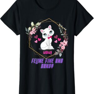 Cats T-Shirt - Feline Fine & Dandy Design