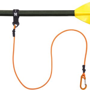 Kayak Paddle Leash - Lightweight Coiled Lanyard