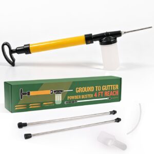 Diatomaceous Earth Duster with 4ft Pole - Pest Control Sprayer