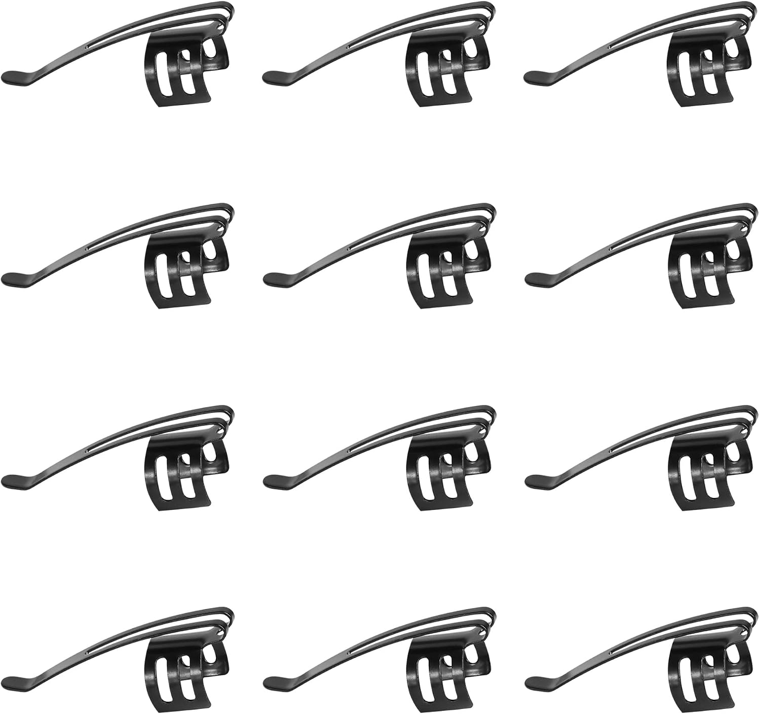 12-Pack Flashlight Clips for Streamlight Stylus Pro & Microstream