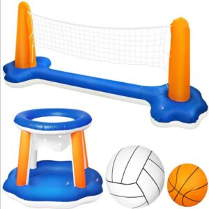 CAYOREPO Pool Volleyball & Basketball Set