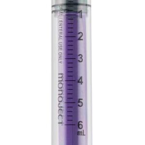 Cardinal Health Monoject Oral Syringe, 6 mL, Case of 500