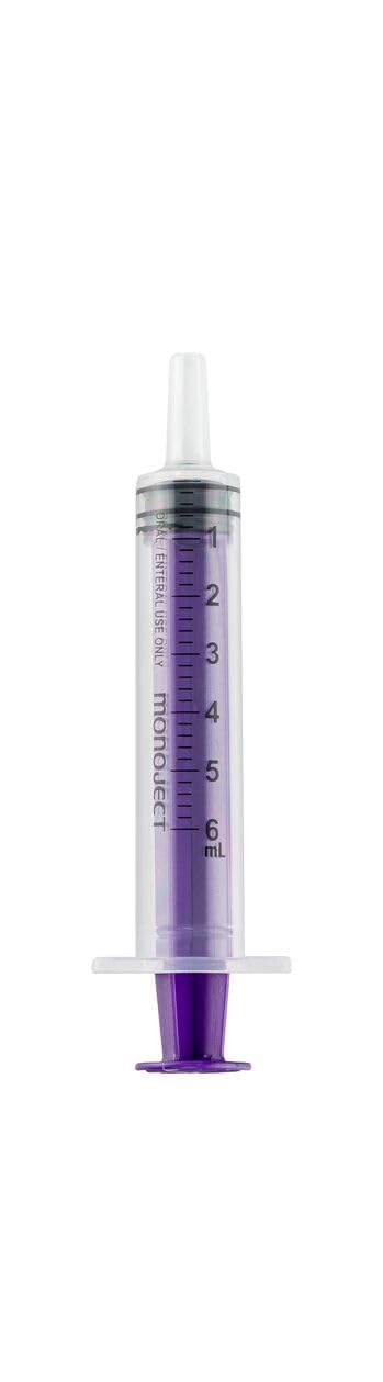 Cardinal Health Monoject Oral Syringe, 6 mL, Case of 500