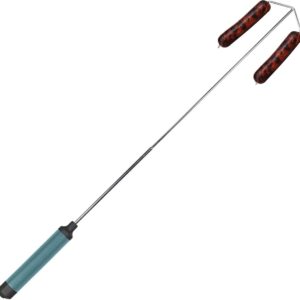 Camp Cozy HotRod Rotating Hot Dog & Marshmallow Roaster - Blue