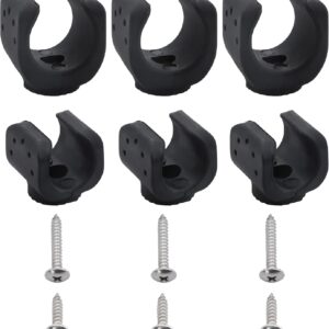 6-Piece Flashlight Mounting Brackets Set with Screws