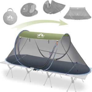 Night Cat Pop-Up Mosquito Tent for 1 Adult