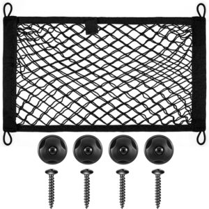 Stretchable Car Cargo Net for Small Items - Black
