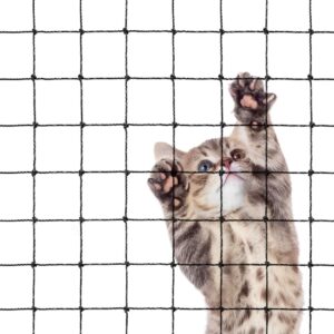 Steel-Reinforced Cat Balcony Net - 10' x 13' (Morimoe)