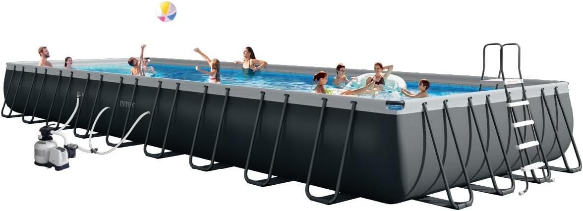 INTEX Ultra XTR 36ft x 18ft Rectangular Pool Set
