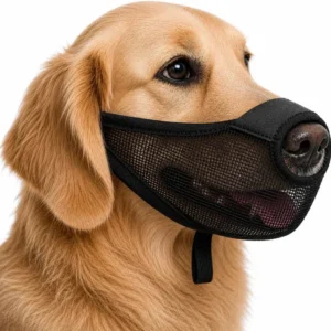 Breathable Dog Muzzle for Large Dogs, Soft Air Mesh