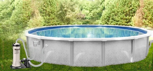 18' x 52" Resin Above Ground Pool Kit w/ Filter
