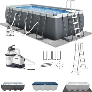 INTEX 26355EH 18ft x 9ft Rectangular Pool w/ Pump