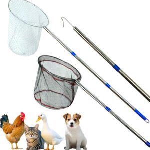 Stainless Steel Poultry Net Catcher with Pole