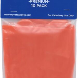 IVS 36" Vet OB Gloves – Orange Bag of 10