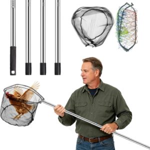 Adjustable Chicken Catching Net – 2 Nets & Pole Included