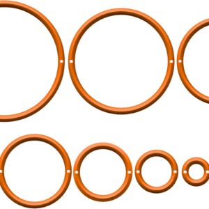Darts Practice Rings Set – 7 Rings 10–70mm | Accuracy Trainer