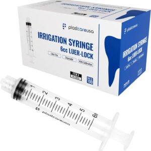 100pcs 6ml Luer Lock Syringes – Non-Sterile, Latex-Free