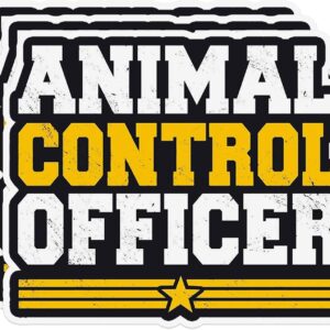 Animal Control Officer Stickers - 3pcs Funny ACO Decals