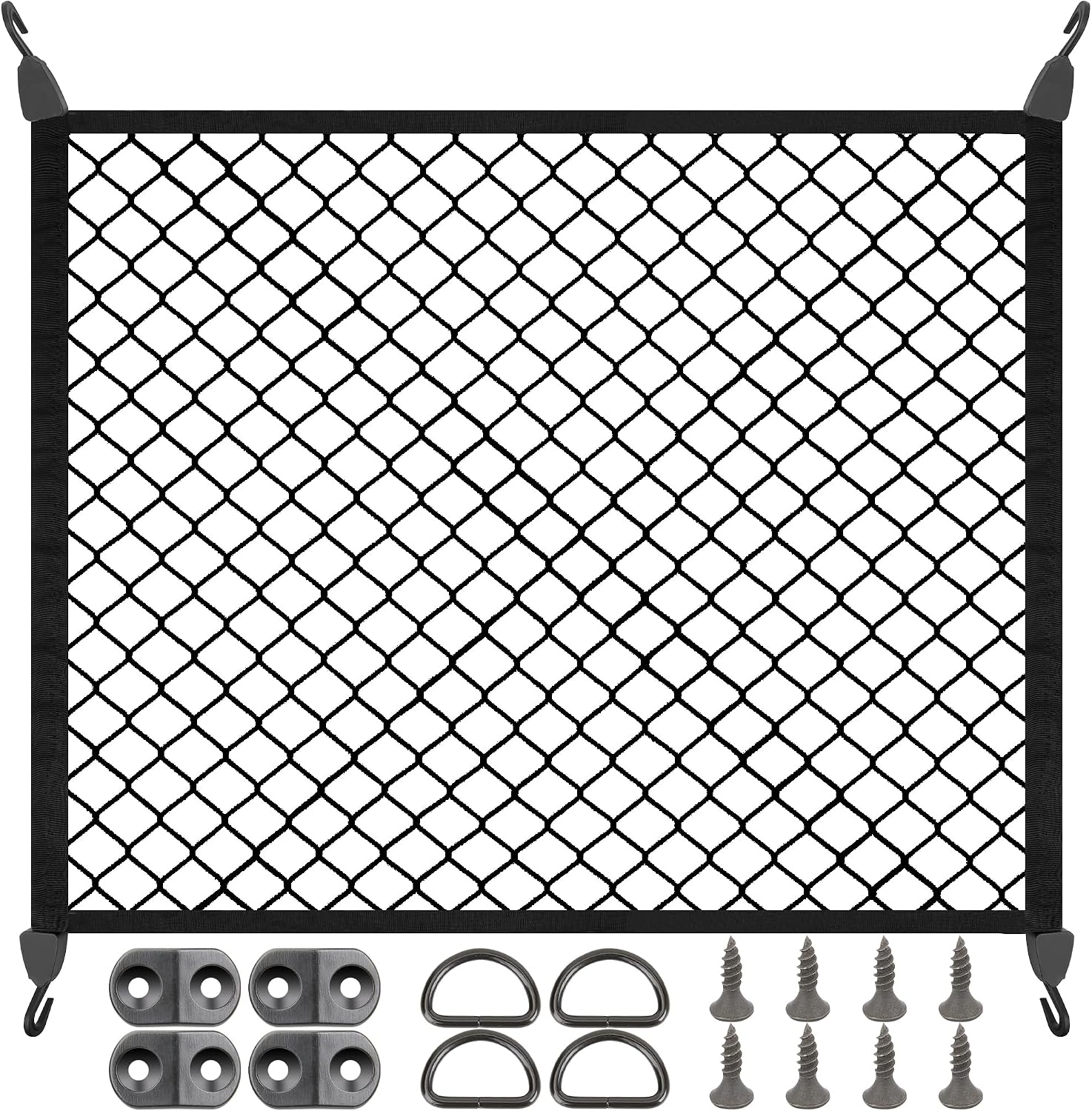 Elastic Cargo Net for SUV 31.2"x24" to 62.4"x48"