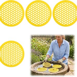 4-Piece Bee Watering Station Set - Garden Pollinator Support