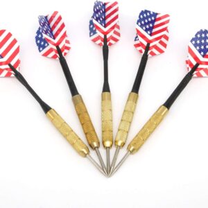 USA-Themed Steel Tip Darts Set - 5 PCS