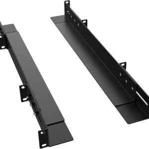 Fixirons 1U Adjustable Depth Server Rack Rails