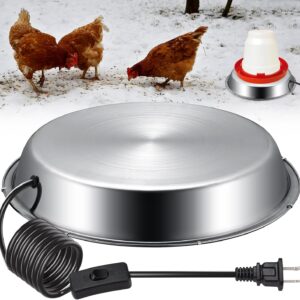 12" Poultry Water Heater Base for 5-Gallon Drinkers