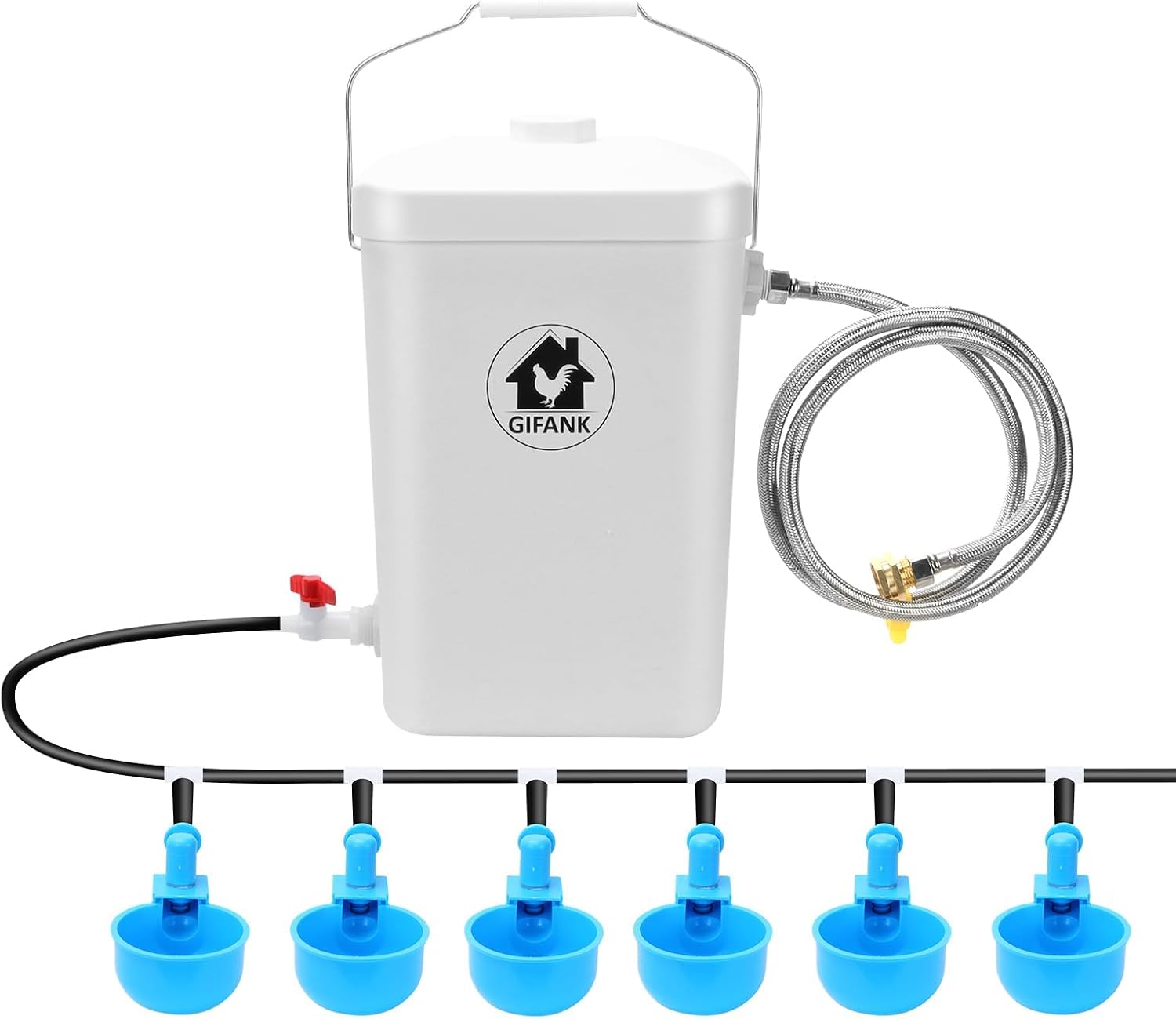 Automatic Chicken Waterer 3 Gal Float Controlled
